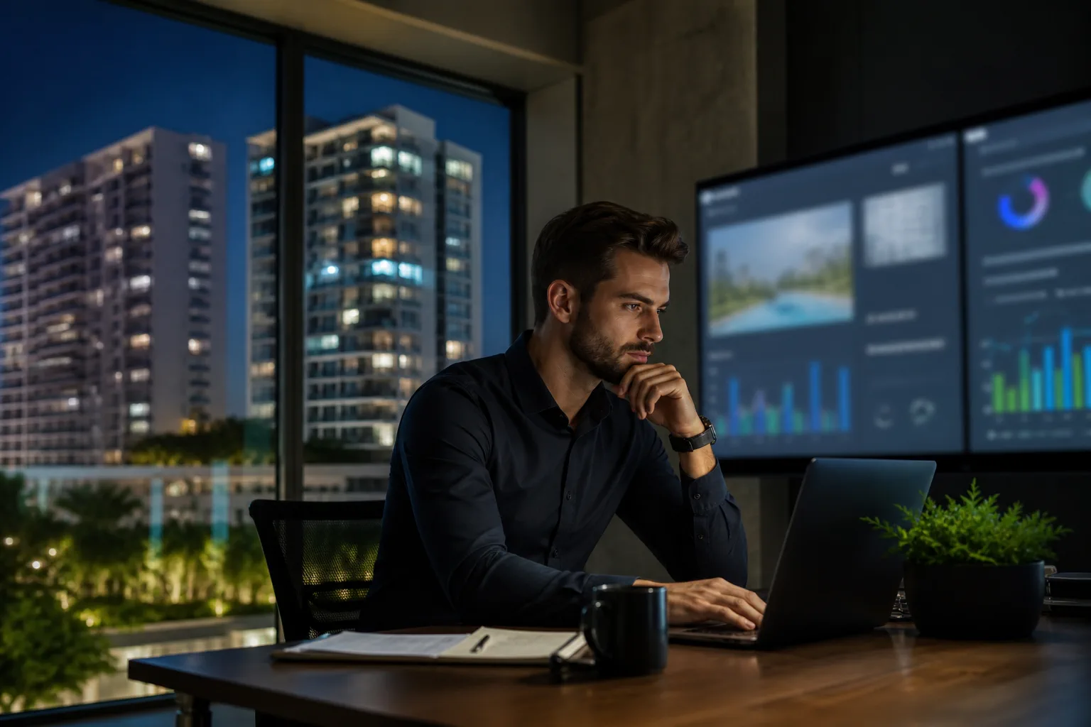 Análise ilustrativa de geração e qualidade de leads imobiliários