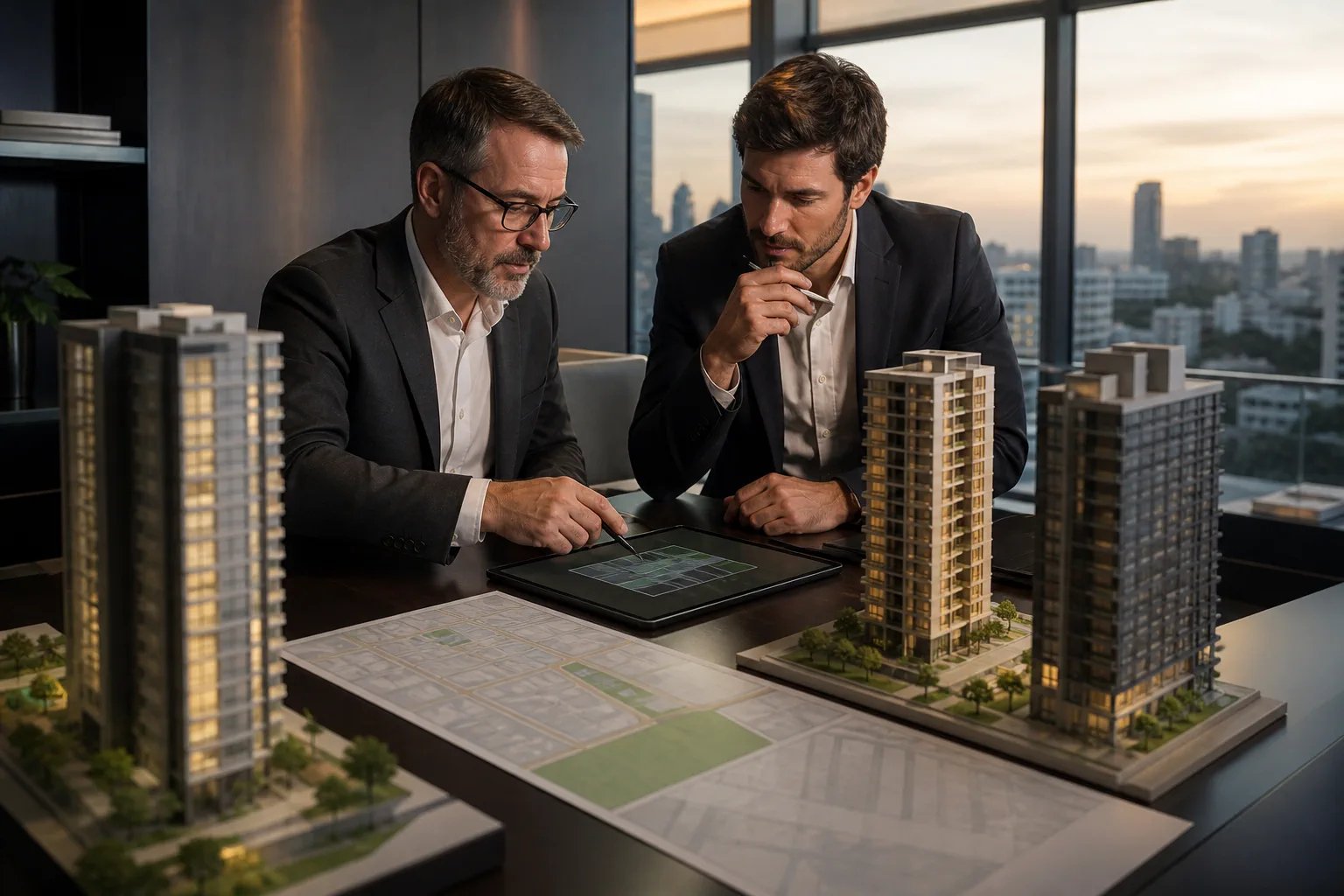 Planejamento ilustrativo de pipeline, vendas e VGV imobiliário